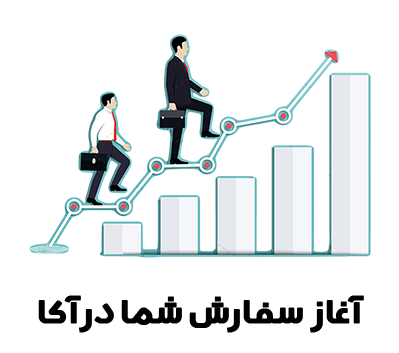 آیکون مرحله شروع کاربر برای ثبت سفارش در آکا